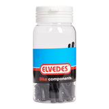 Elvedes kabelkappespids 5mm PVC sort (50 stk)