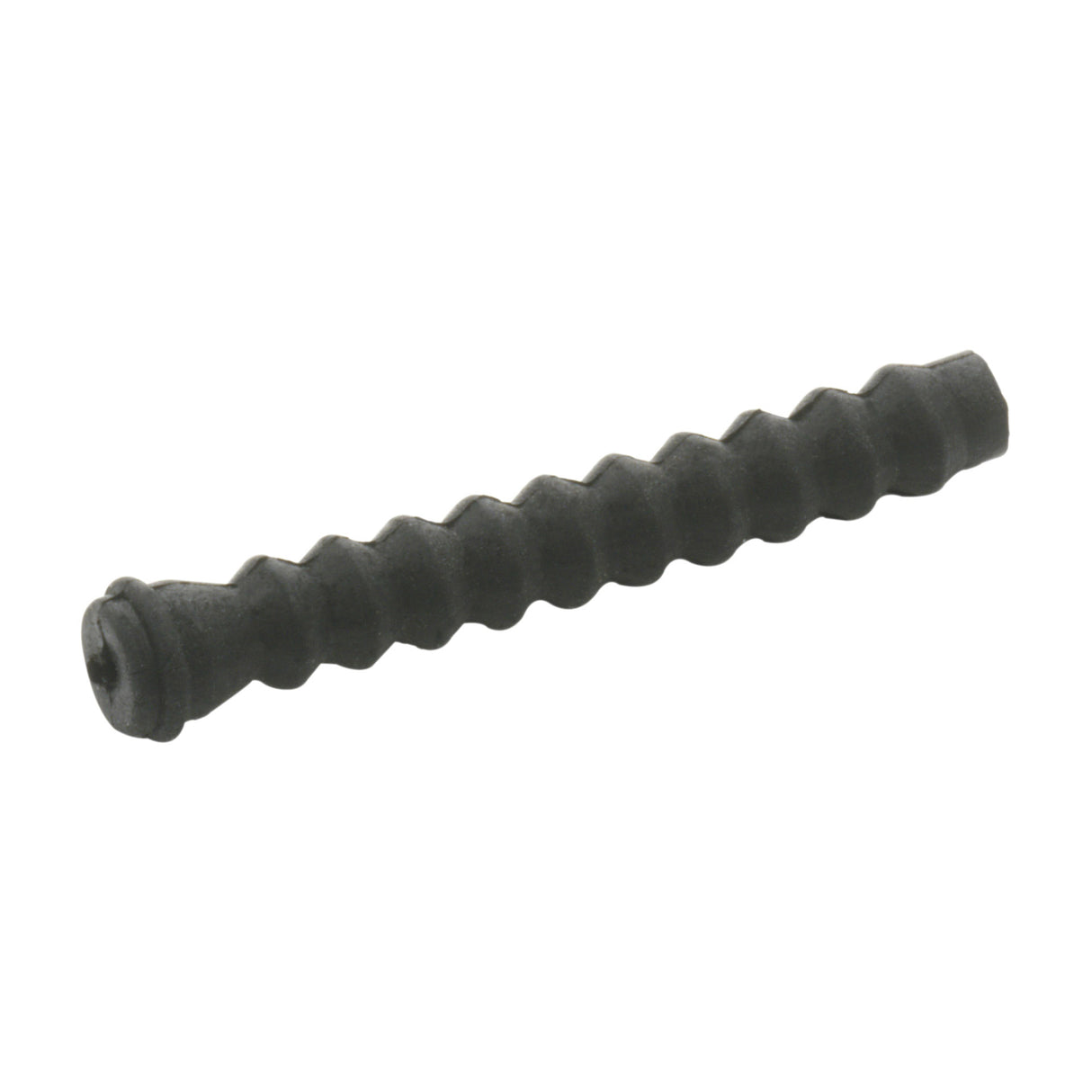 Elvedes kabelhattespids + gummibælge PVC sort (25 stk)