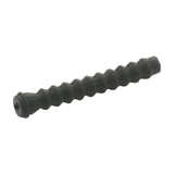 Elvedes kabelhattespids + gummibælge PVC sort (25 stk)