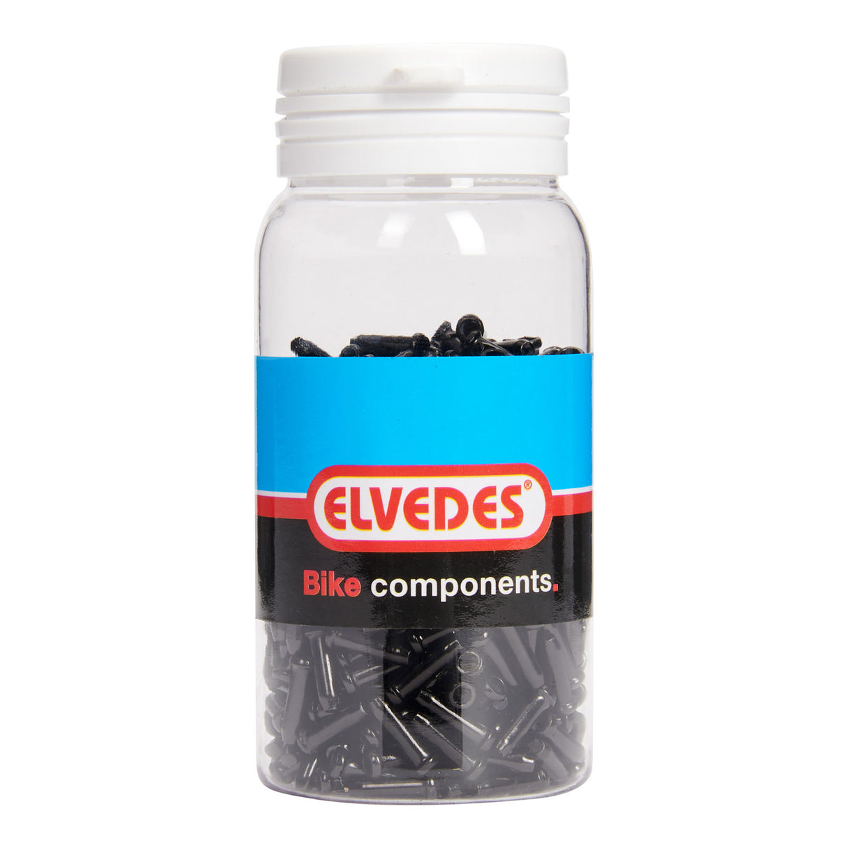 Elvedes anti-fray hætter 2,3 mm sort aluminium (500 stk)