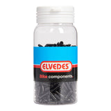 Elvedes anti-fray hætter 2,3 mm sort aluminium (500 stk)