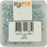 Bofix parker med topstykke 3,5-6,5 (100 stk)