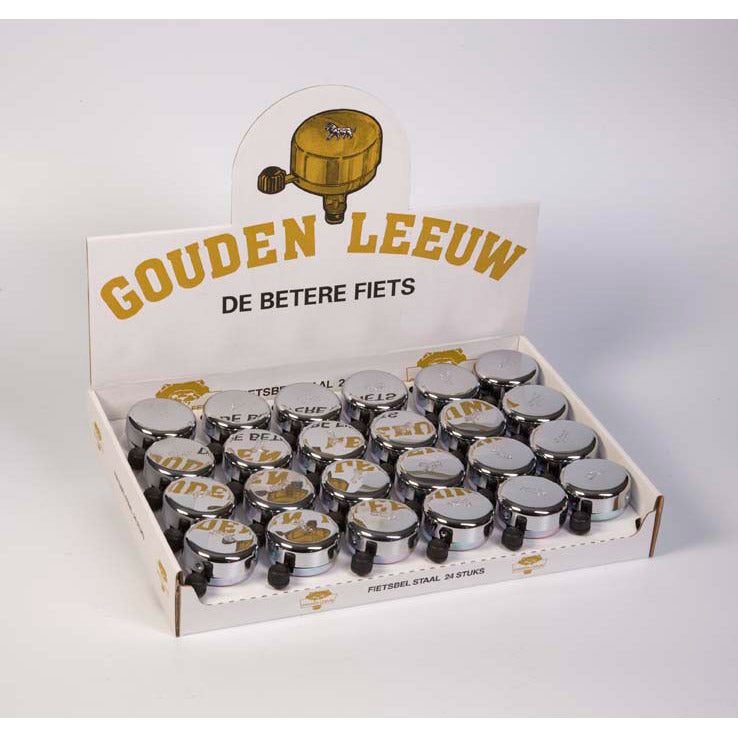 Widek Bel Golden Lion Chrome Steel (med PVC Klepel)