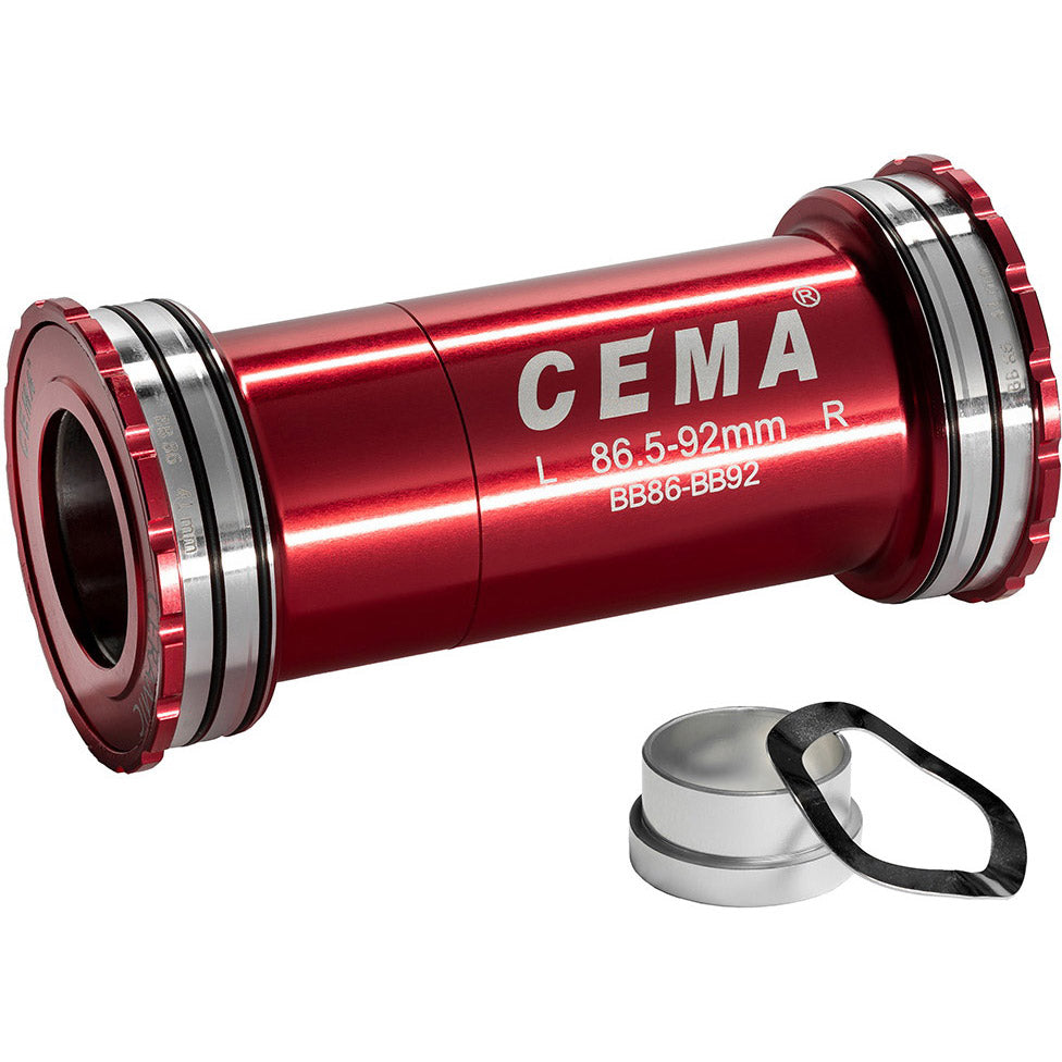 CEMA Bracketas BB86-BB92 INT. SRAM GXP-Keramic-Red