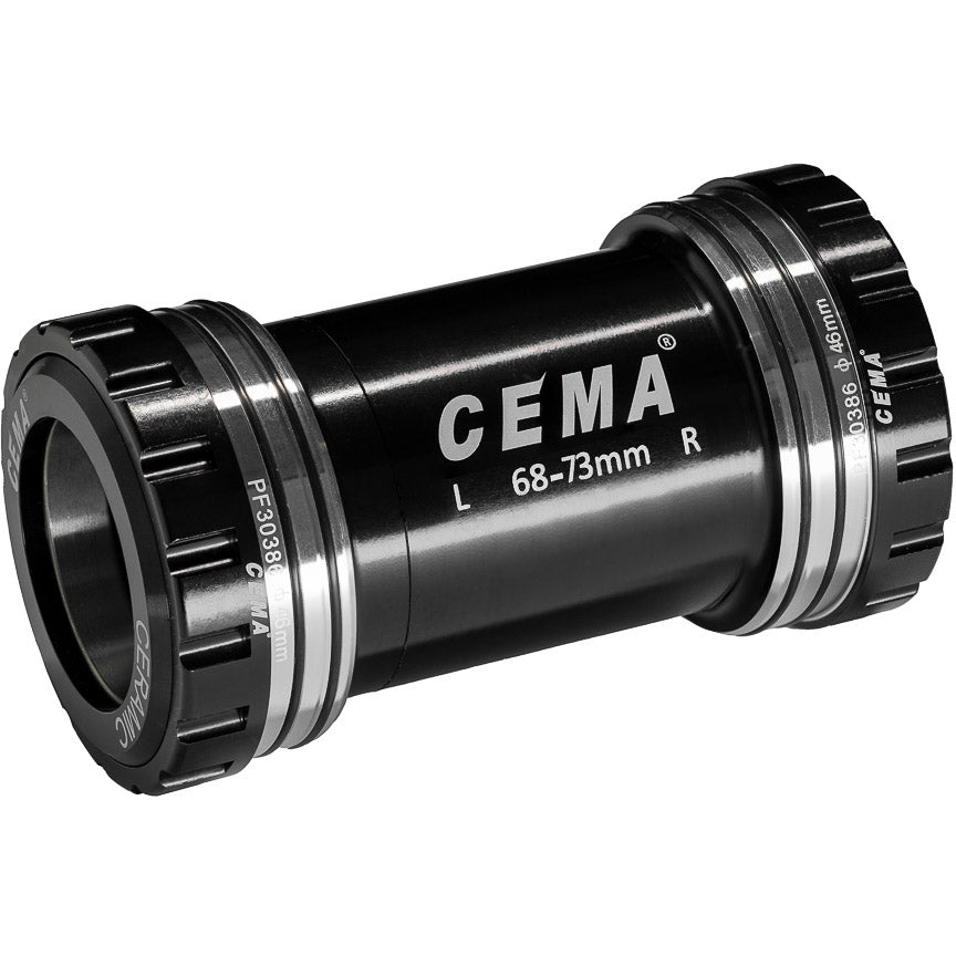 CEMA Bracketas PF30 Interlock FSA386 Rotor3d+(30mm) Rustfrit stål-sort