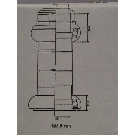 Tecora E Ball Head Set1 1 8 Inch Wire Cartr Alu 30.0 Kegle poleret
