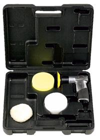 Rodac polermaskine i kuffert + 3 puder