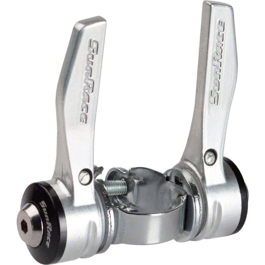 Tube Shifters SLR30 7SP R7 28,6 mm aluminiumsølv