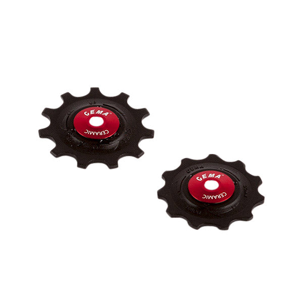 Cema Deraaleur Shots PVC 9 10 11V RVS-Keramic Black