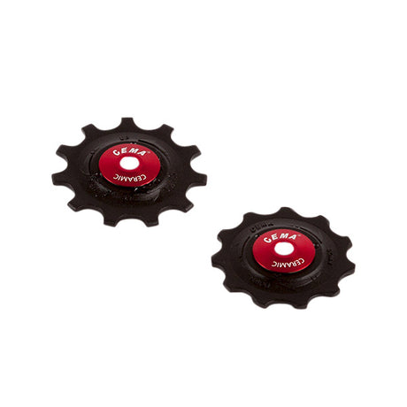 Cema Deraaleur Shots PVC 9 10 11V RVS-Keramic Black