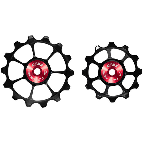 Cema Deraaleur Swies fuld keramisk Shimano 12V sort