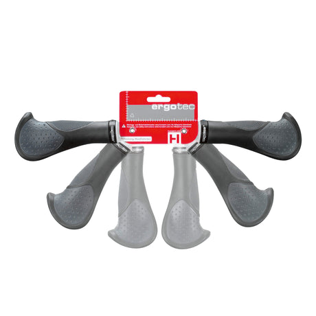 Ergotec greb sæt frisco 140 140mm gummi gel sort gr