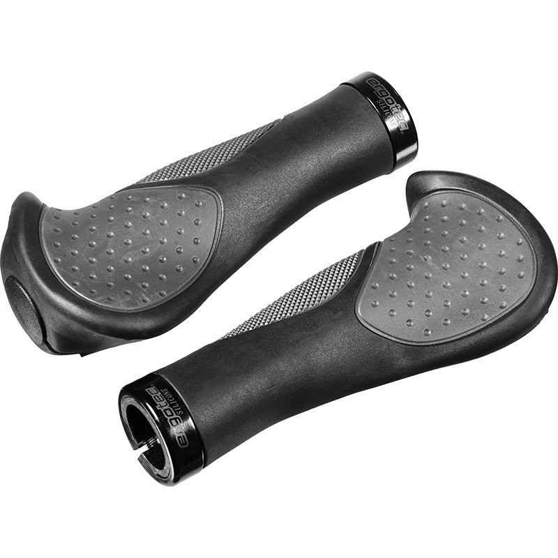 Ergotec håndterer Frisco 2 silikone kort lang sort grå