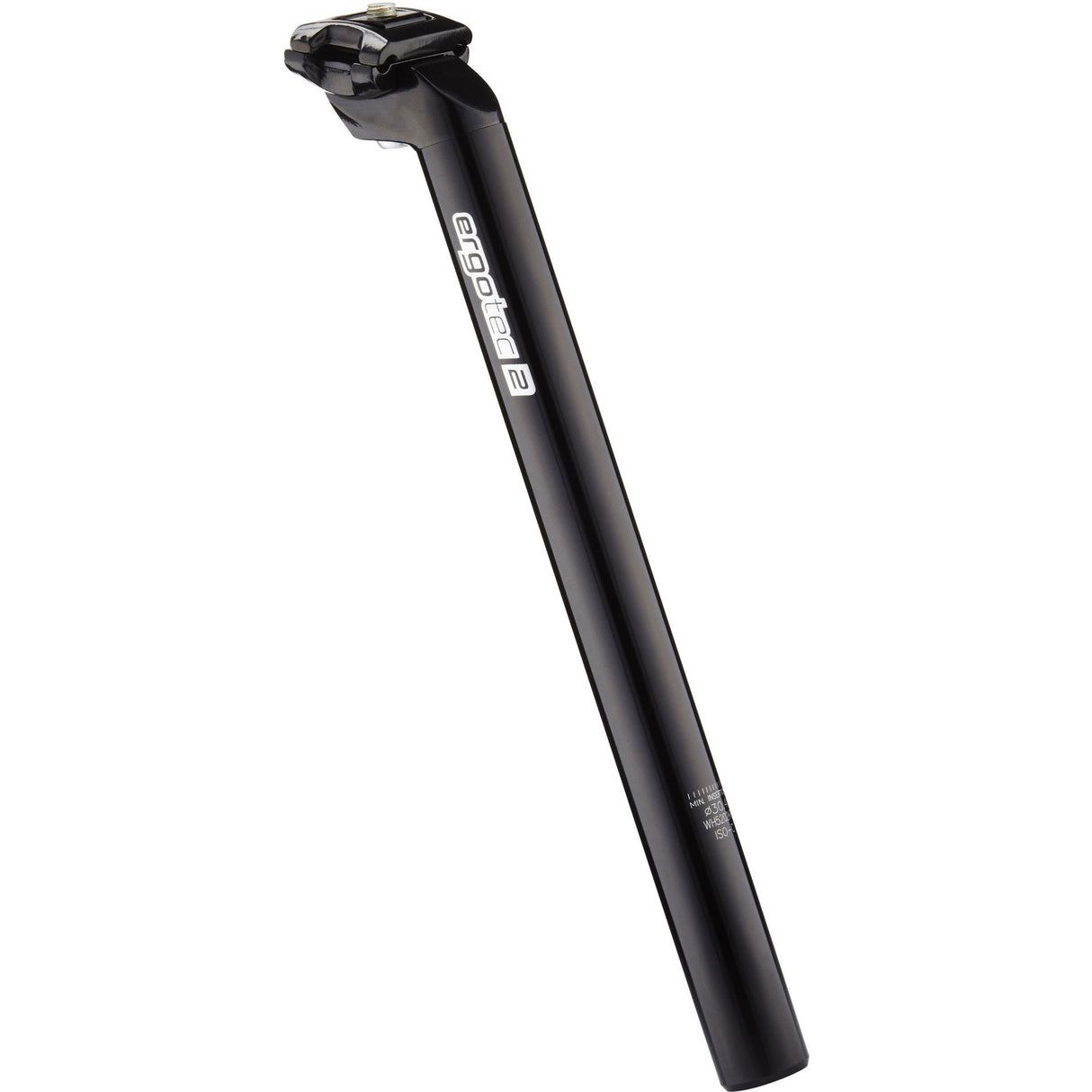 ERGOTEC SEAT POST CNC PATENT 30.4X350MM ALU SVART