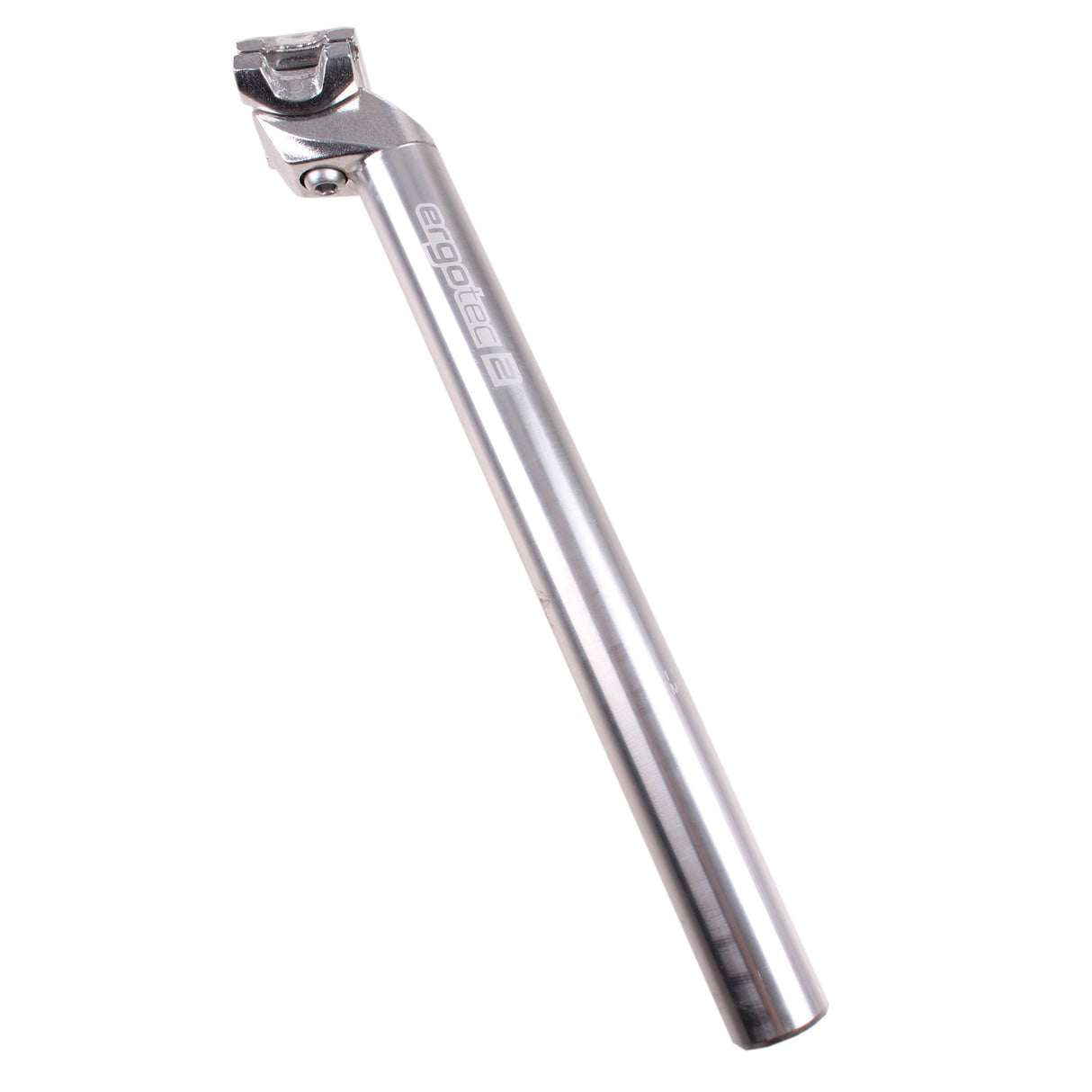 Ergotec Seat Post Alu. Sølv 31.2 tilbageslag 18mm