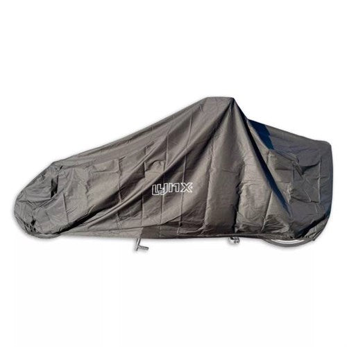 Lynx 2 -Wheels Cargo Cargo Bike Cover - 300D Oxford Polyester - Vandtæt - Anti -tyveri - Sort