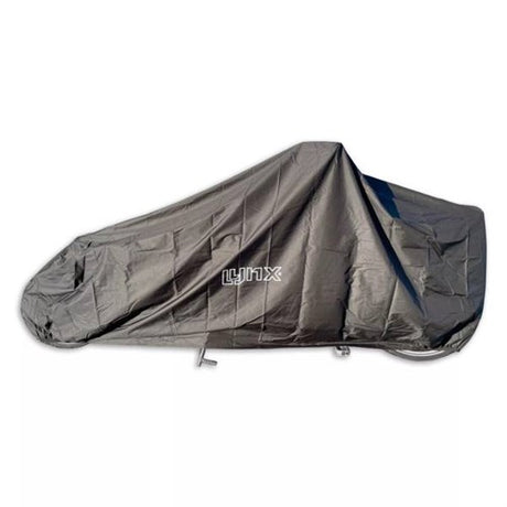 Lynx 2 -Wheels Cargo Cargo Bike Cover - 300D Oxford Polyester - Vandtæt - Anti -tyveri - Sort