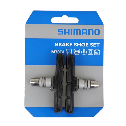 Bremseklodser M70T4 V-Brake Rummi Sort sølv