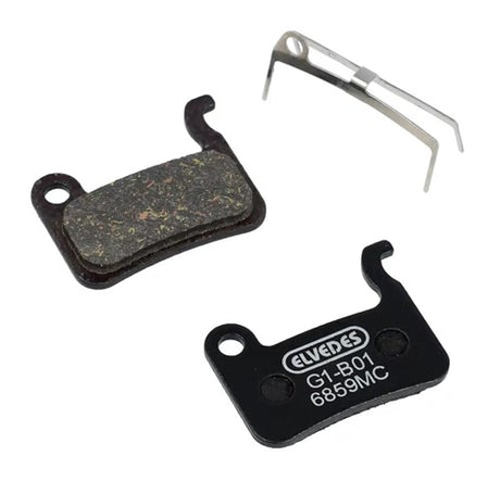 Elvedes skivebremseklodser - shimano - carbon metallic compound (semi metal klodser) - 1 par
