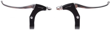 Saccon sæt bremsegreb v gripshift l+r sort aluminium