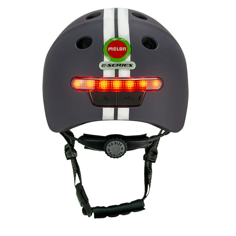 Melonhjelm med belysning E-Series Highway M-L