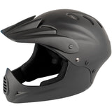 M-Wave Downhill Bicycle Helmet Unisex Matte sort størrelse 54-58 cm