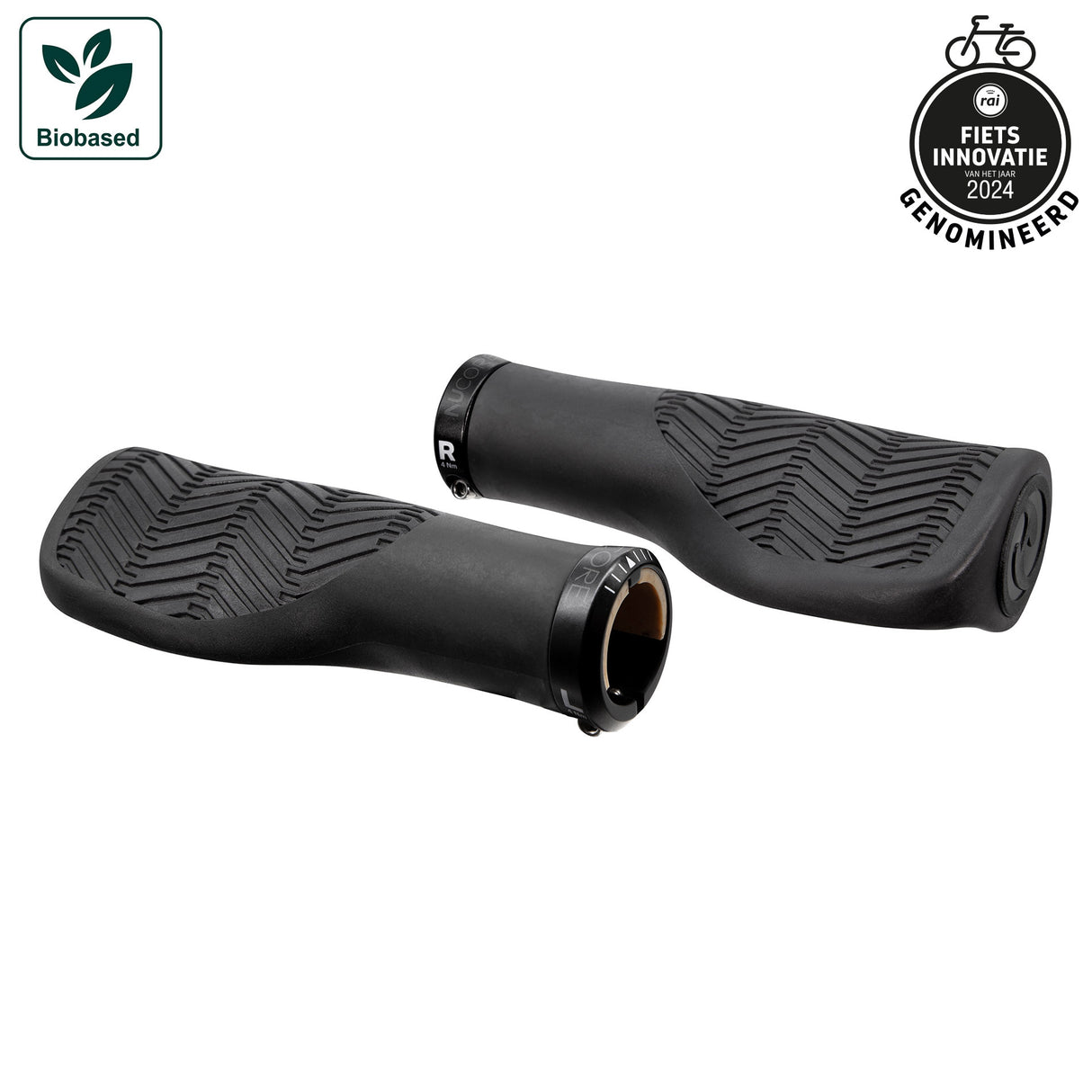 Herrmans håndtagssæt nucore town wave 130 130mm sort