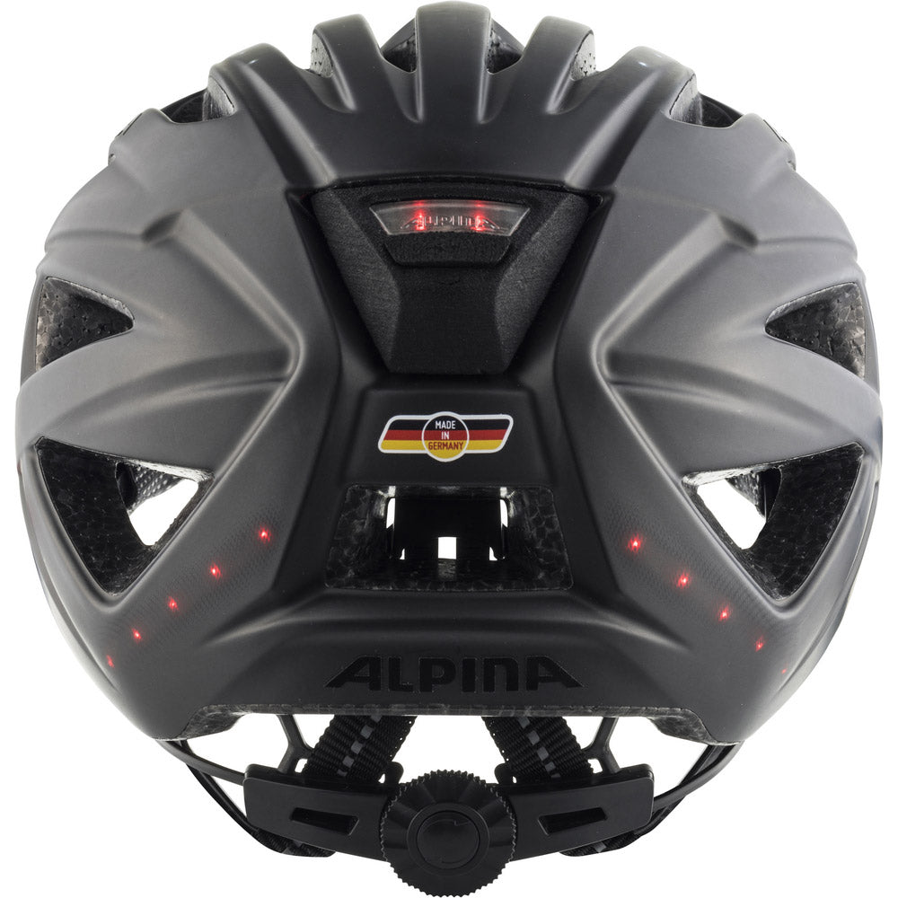 Alpina sports urban hjelm haga led 51-56 mat sort