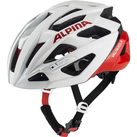 Alpina sports tour hjelm valparola 51-56 hvid rød