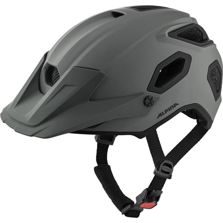 Alpina sports mtb hjelm comox 52-57 mat grå