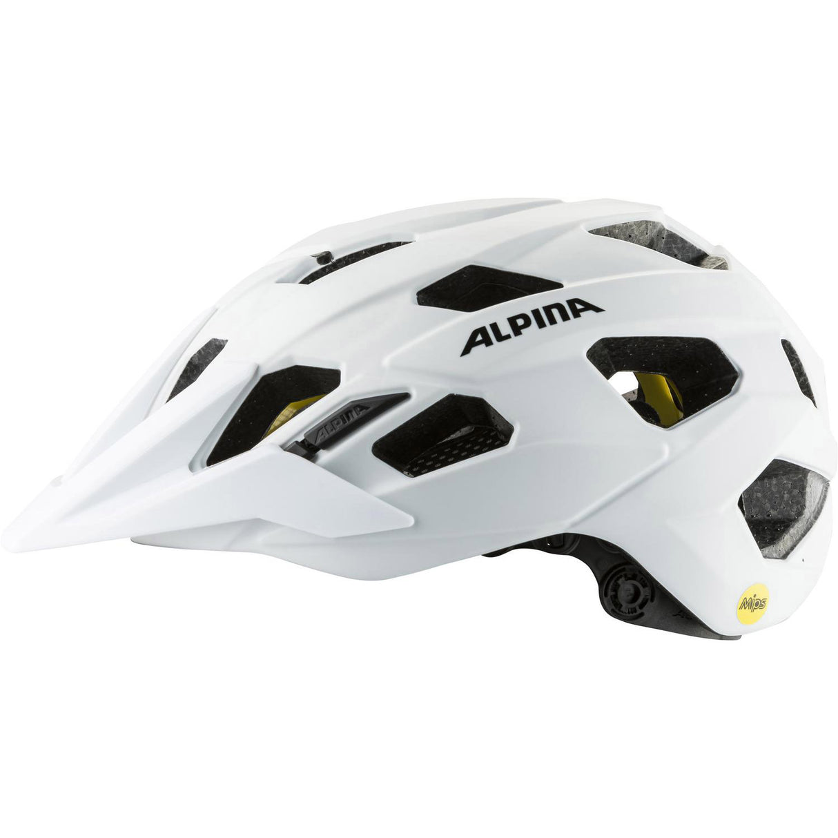 Alpina hjelm plose mips hvid mat 52-57