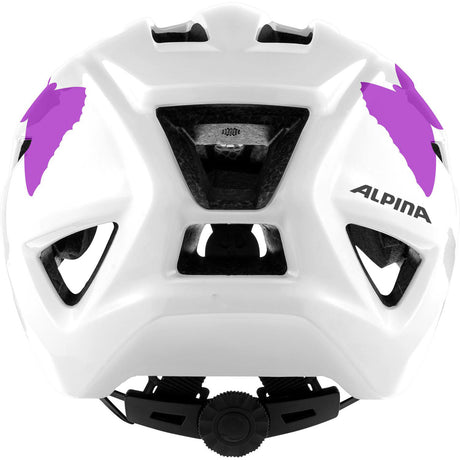 Alpina sports børnehjelm pico pearlwhite sommerfugle 50-55