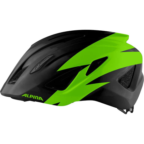 Alpina sports børnehjelm pico 50-55 blank sort grøn