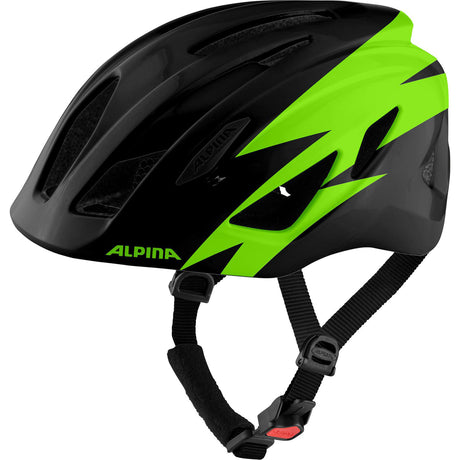 Alpina sports børnehjelm pico 50-55 blank sort grøn