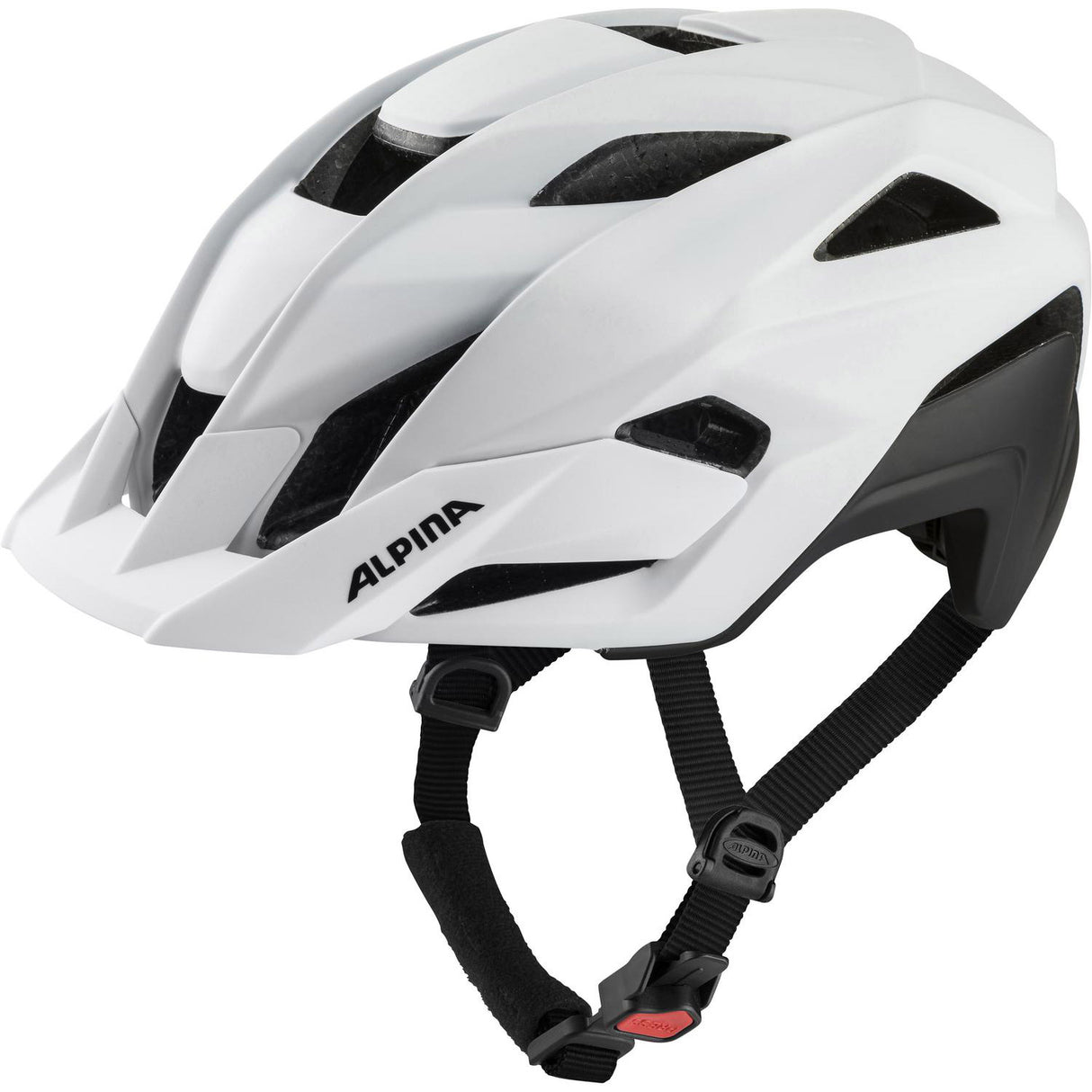 Alpina sports mtb hjelm stan mips tocsen 51-55 mat hvid
