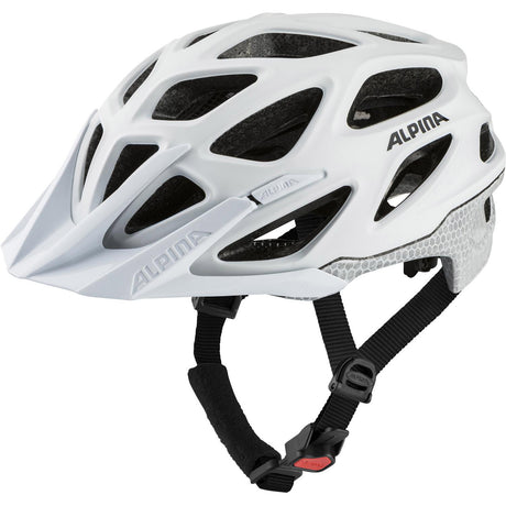 Alpina sports mtb hjelm mythos reflekterende 52-57 hvid