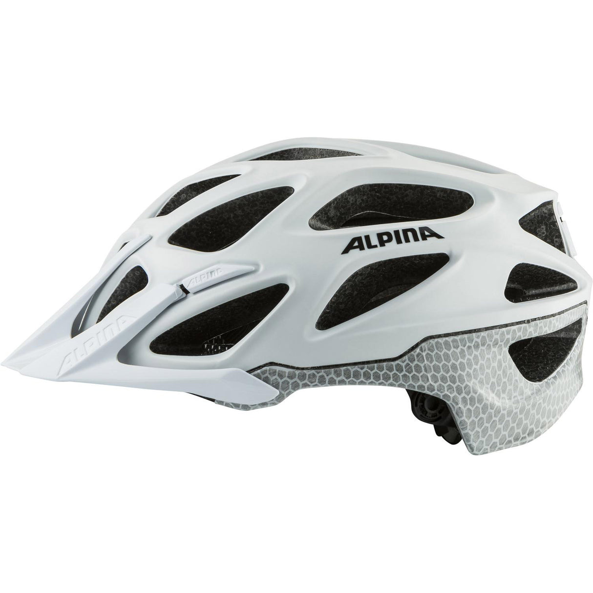 Alpina sports mtb hjelm mythos reflekterende 52-57 hvid