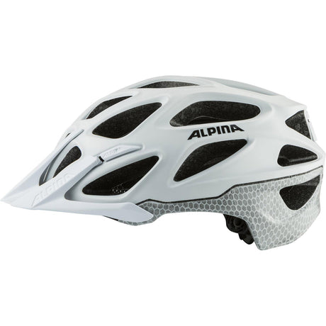 Alpina sports mtb hjelm mythos reflekterende 52-57 hvid