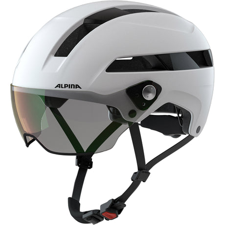 Alpina sports urban hjelm soho visir v 52-56 mat hvid