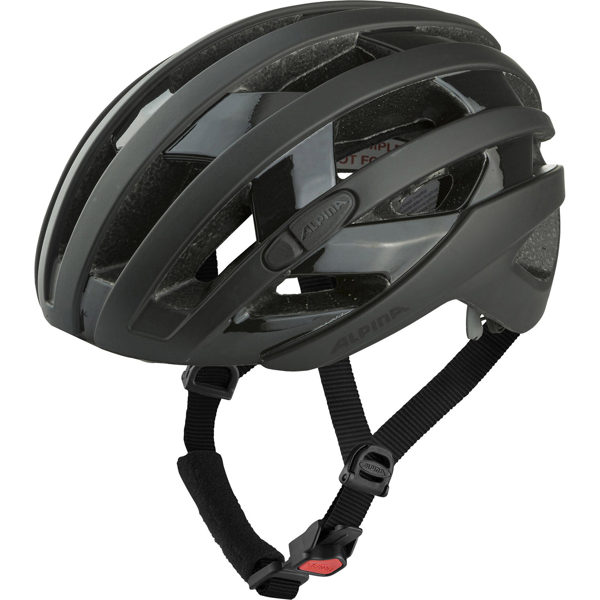 Alpina sports racing hjelm ravel 55-59 mat sort