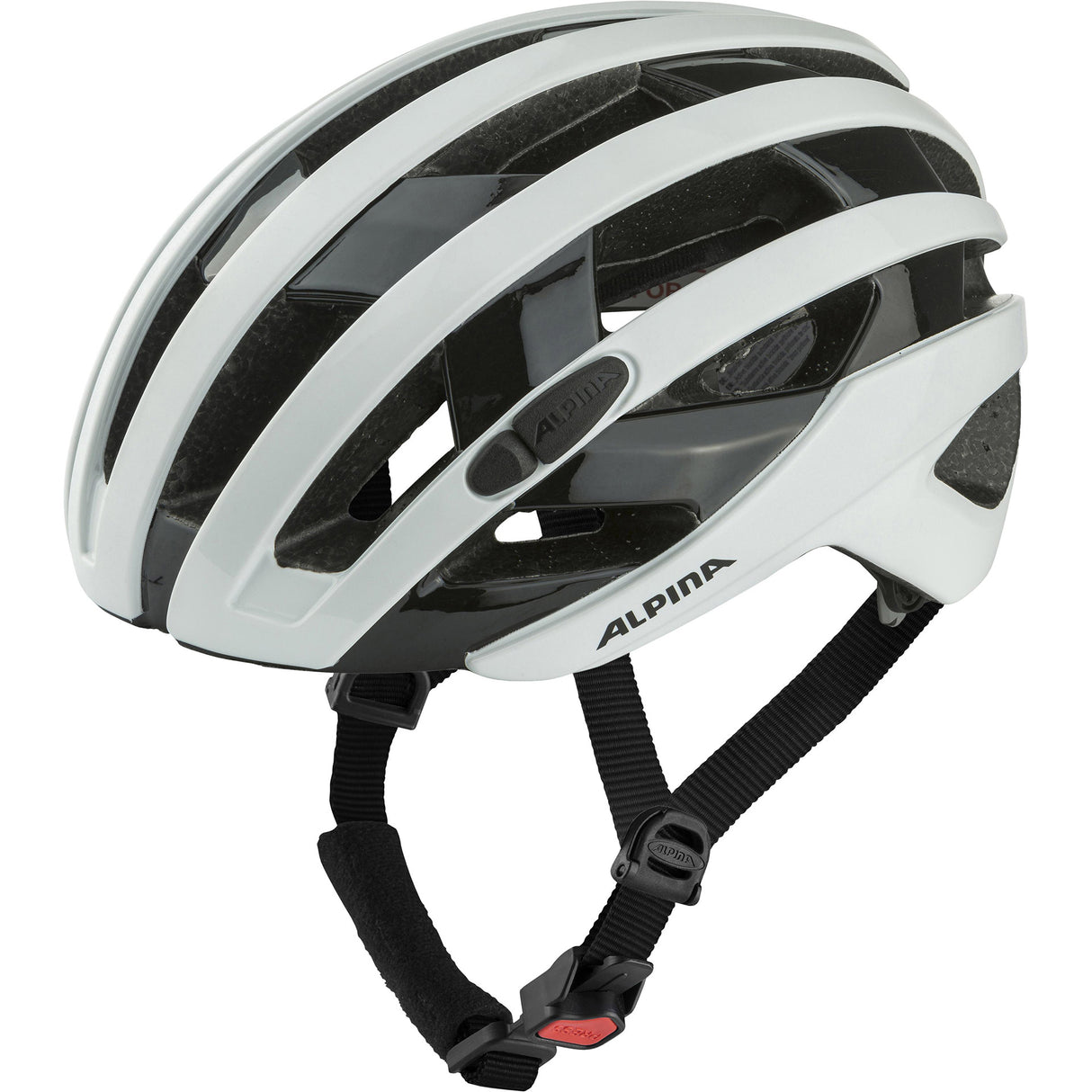 Alpina sports racing hjelm ravel 51-56 blank hvid