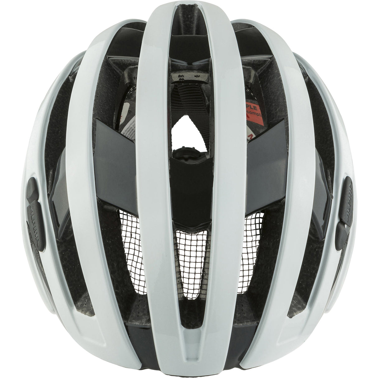 Alpina sports racing hjelm ravel 51-56 blank hvid