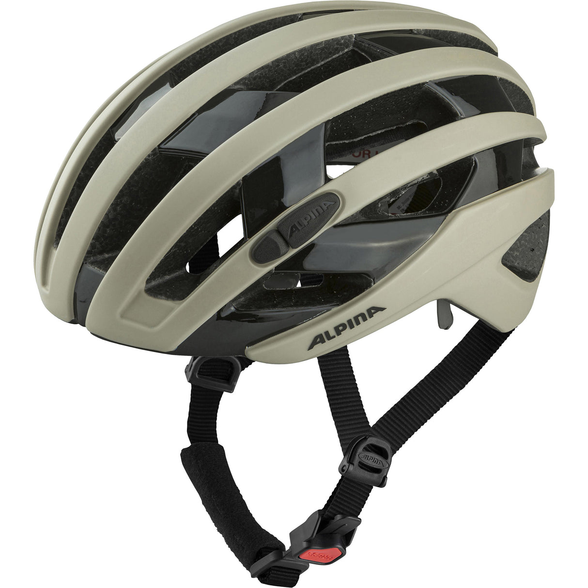 Alpina sports racing hjelm ravel 51-56 mat sand