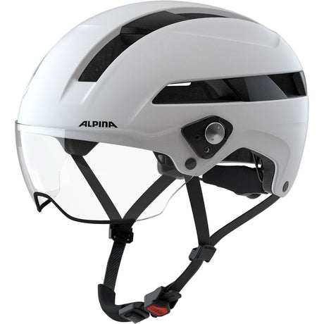 Alpina sports urban hjelm soho visir 51-56 mat hvid