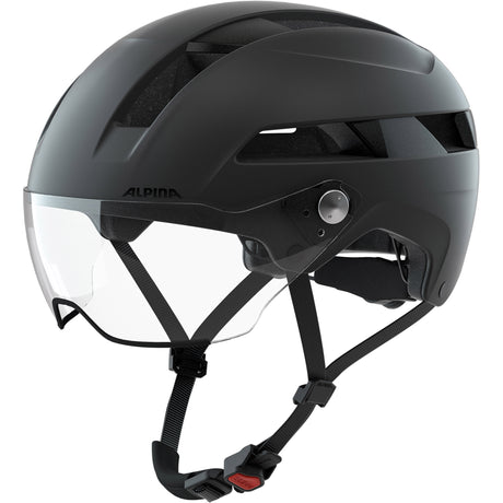 Alpina sports urban hjelm soho visir 51-56 mat sort