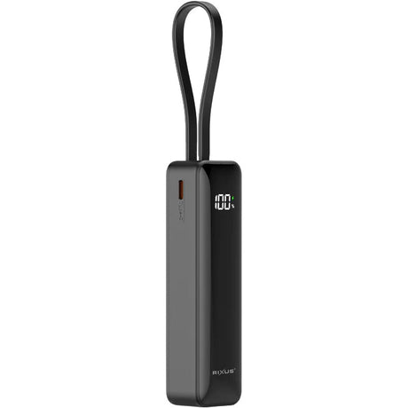 Olympisk sportstøj Rixus Power Bank RXPB03B 5.000 mAh Li-ion USB-C Sort