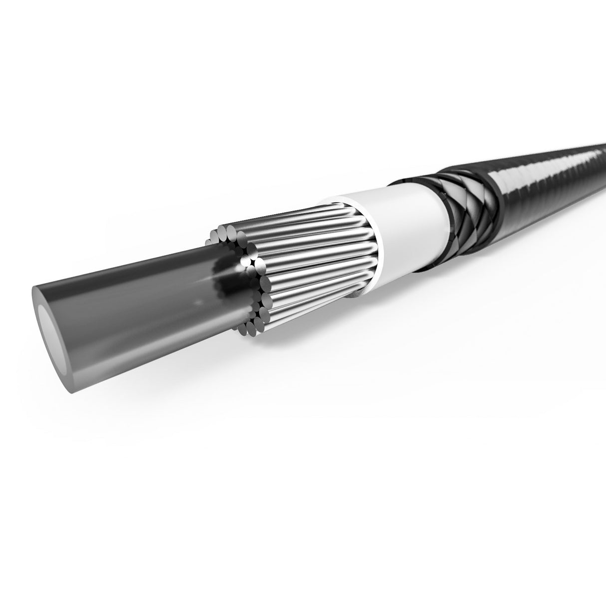 Skift udendørs kabel med foring 30 meter ø5,0 mm