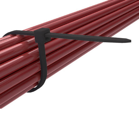Kabelbånd 15 cm x 3,6 mm sort (100.)