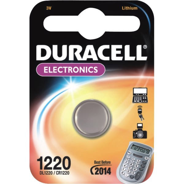 Duracell batteri dl1220 cr1220 3v lithium