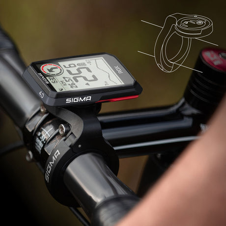 Sigma Rox 4.0 GPS SW HR Starther Hod Cad Snelh Sensor Top Mount Set